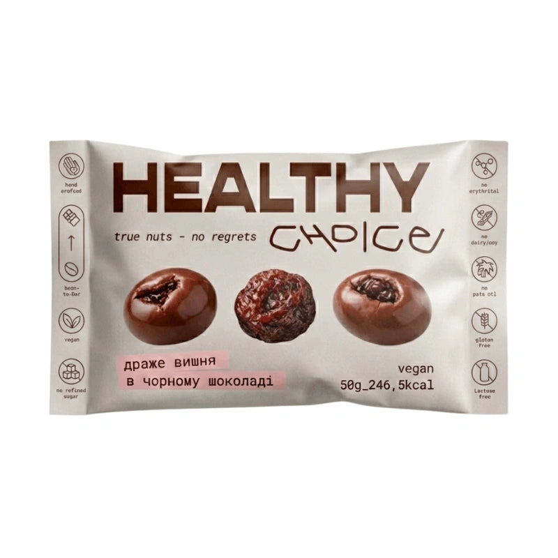 Healthy Choice Cherries in Dark Chocolate