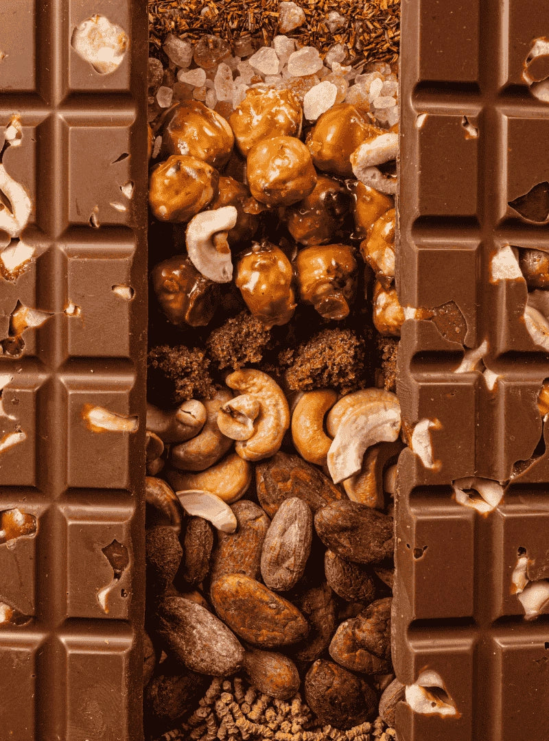 Healthy Choice Chocolate with Caramelized Hazelnuts