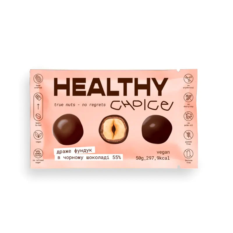 Healthy Choice Hazelnuts in Dark Chocolate