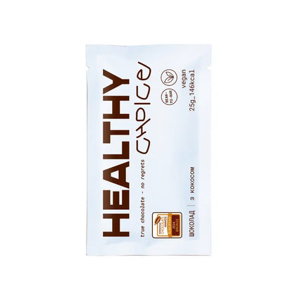 Healthy Choice Chocolate with Coconut Flakes