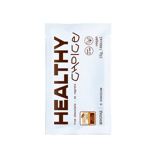 Healthy Choice Chocolate with Coconut Flakes