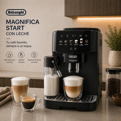 De’Longhi Magnifica Start con leche